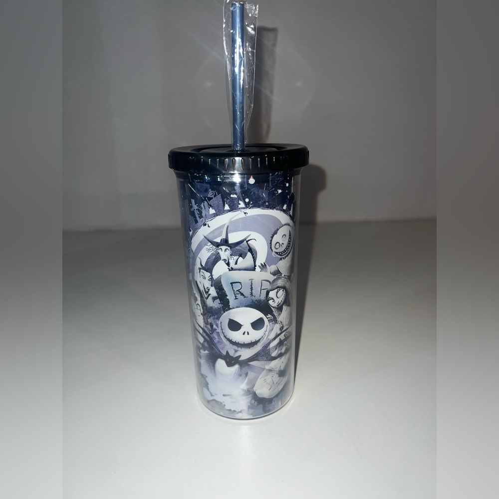 Nightmare Before Christmas Tumbler with Straw NWT